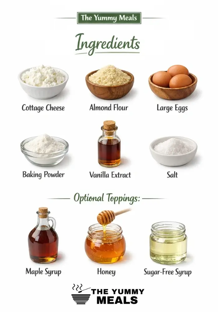 Cottage Cheese Almond Flour Pancakes