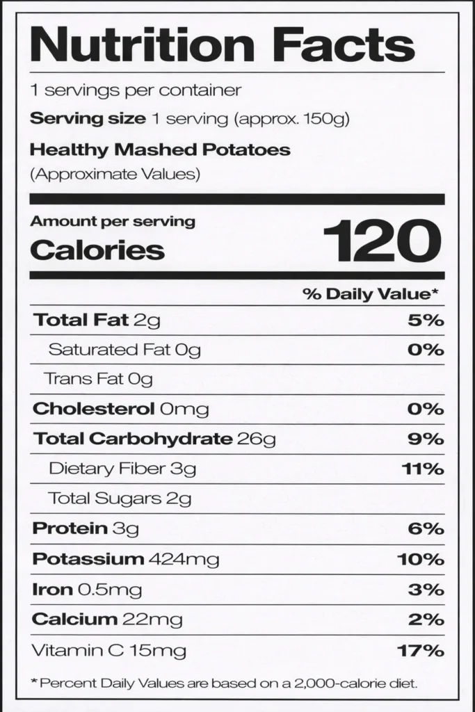 Healthy Mashed Potatoes