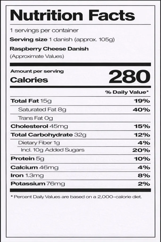 Raspberry Cheese Danish