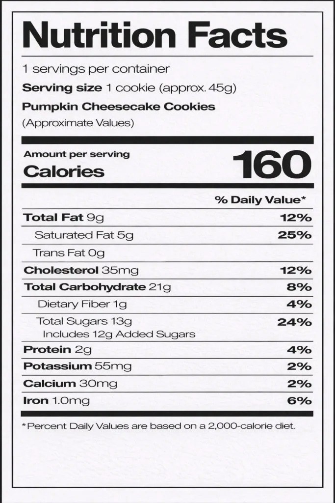 Pumpkin Cheesecake Cookies