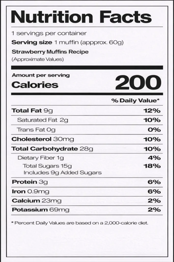 Strawberry Muffins Recipe