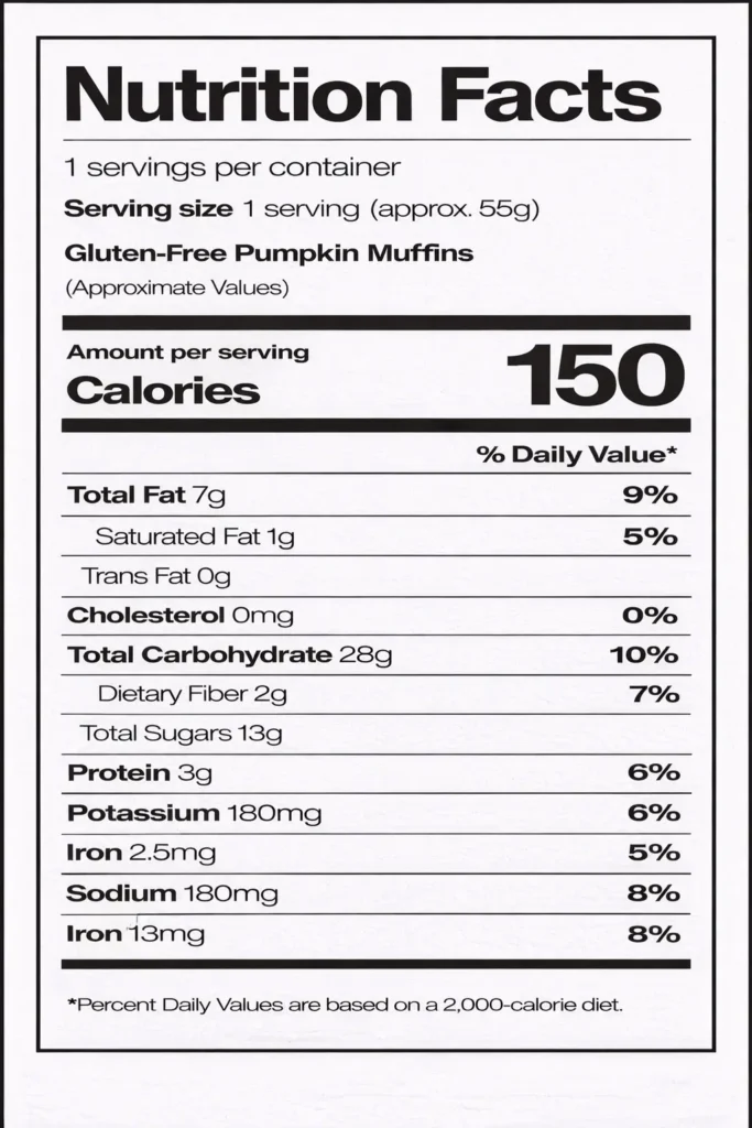 Gluten-Free Pumpkin Muffins