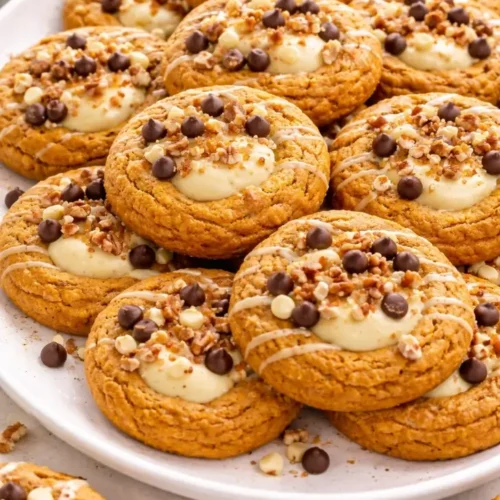 Pumpkin Cheesecake Cookies