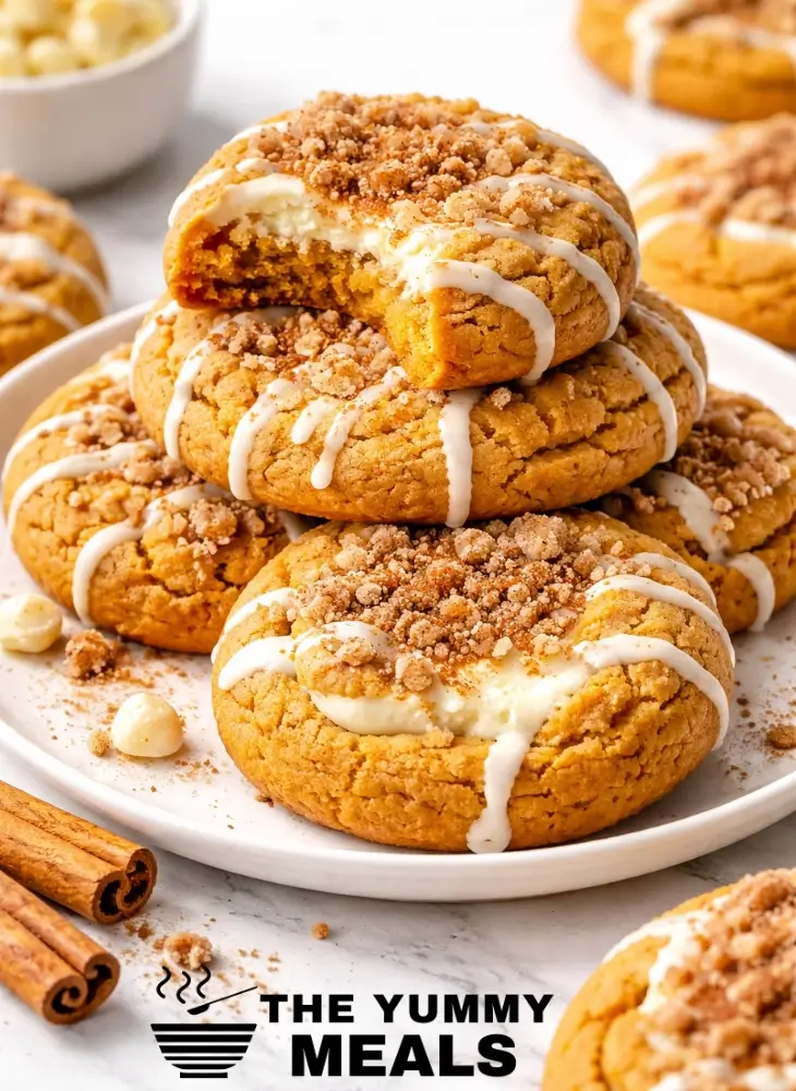 Pumpkin Cheesecake Cookies
