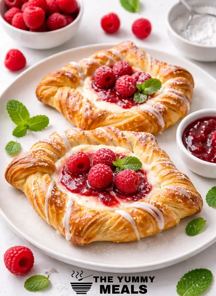 Raspberry Cheese Danish