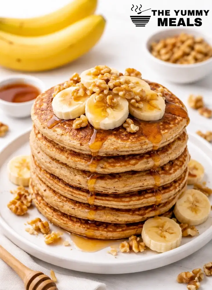 Whole Wheat Banana Pancakes