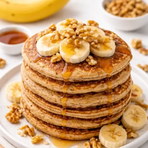 Whole Wheat Banana Pancakes