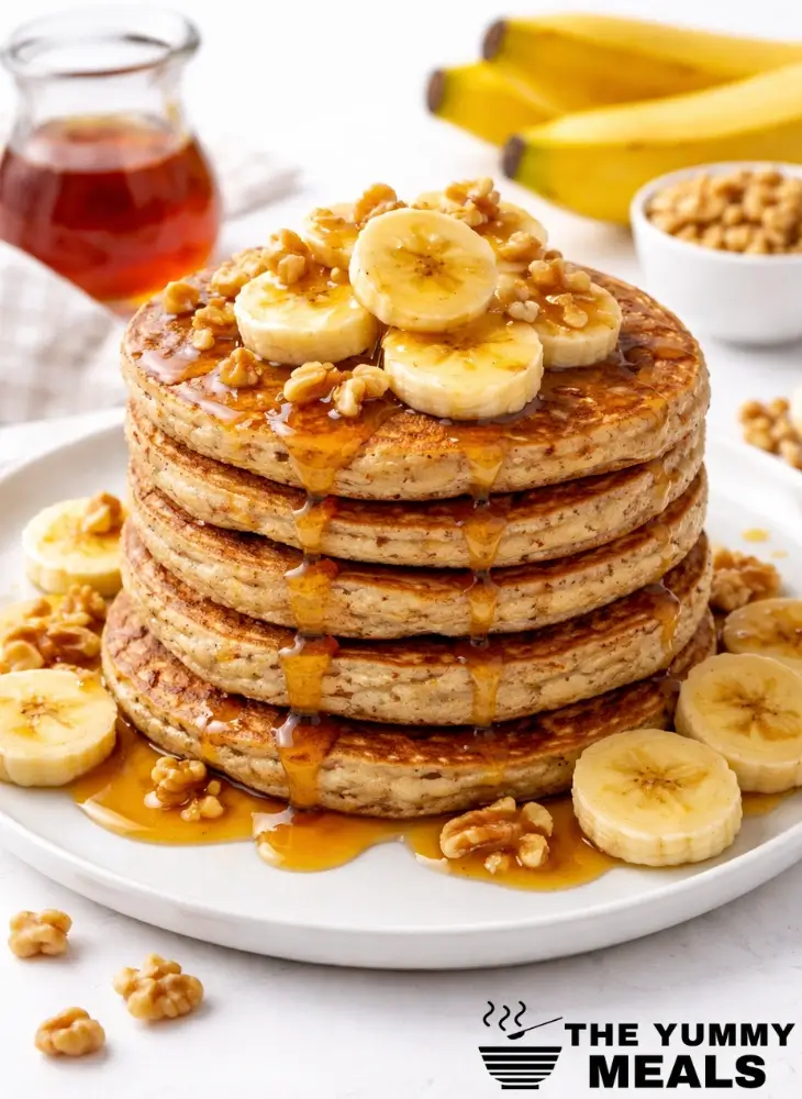 Whole Wheat Banana Pancakes
