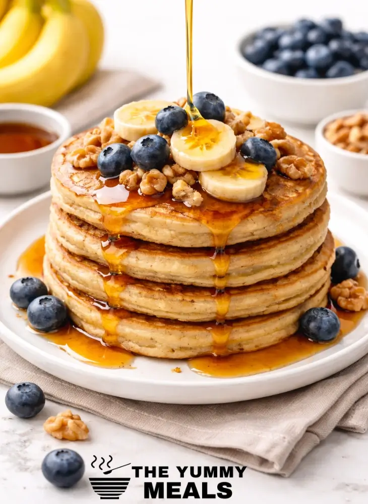 Whole Wheat Banana Pancakes