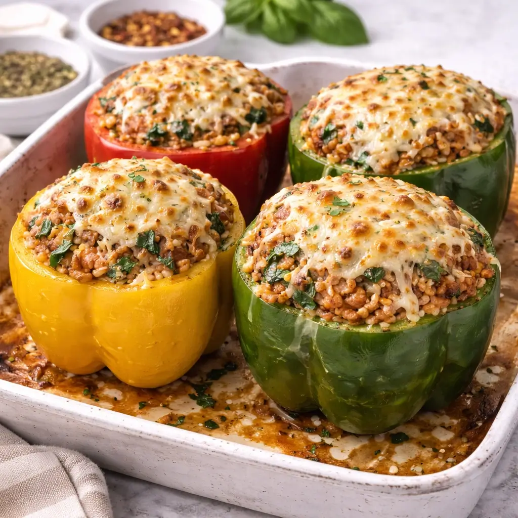 Italian Vegetarian Stuffed Peppers