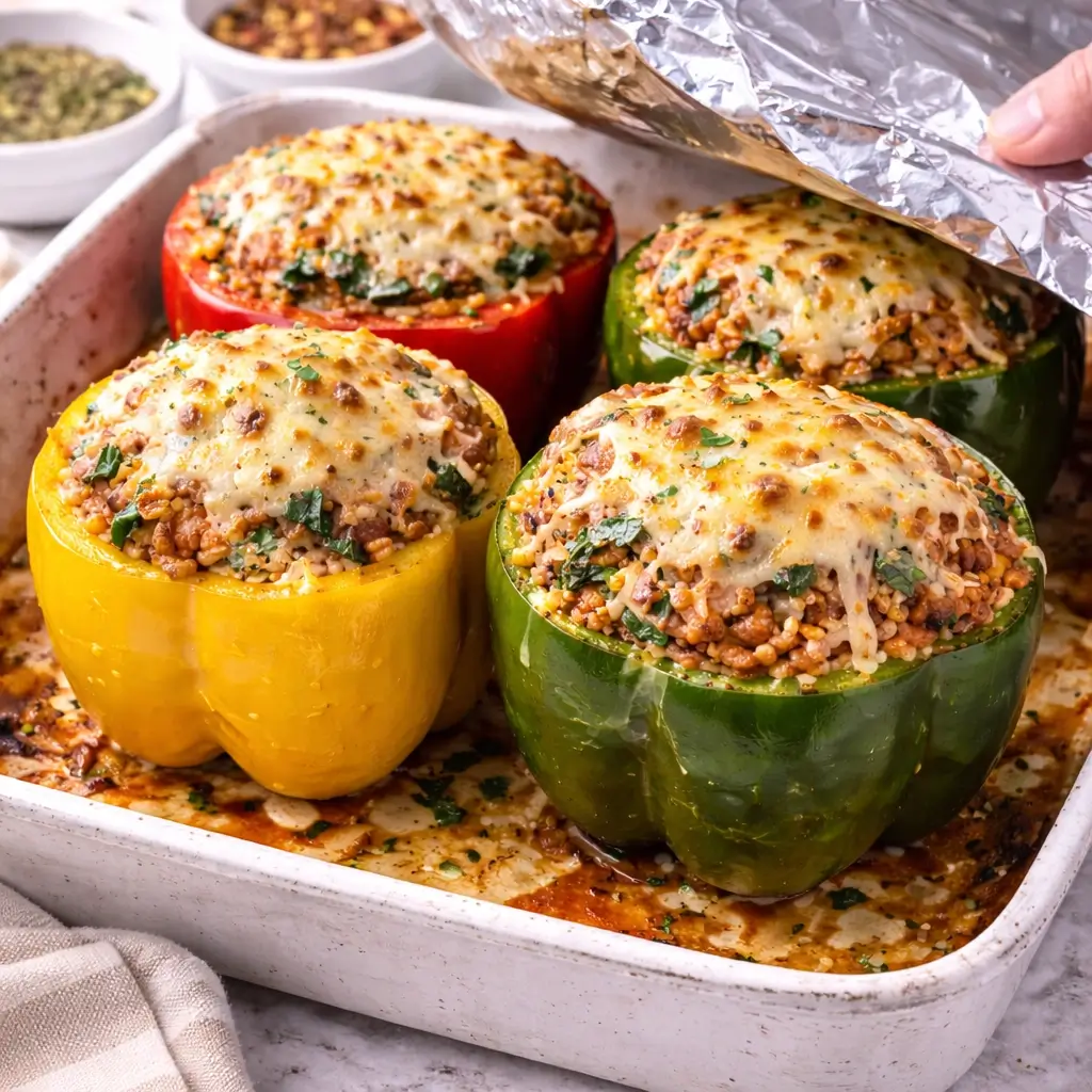 Italian Vegetarian Stuffed Peppers