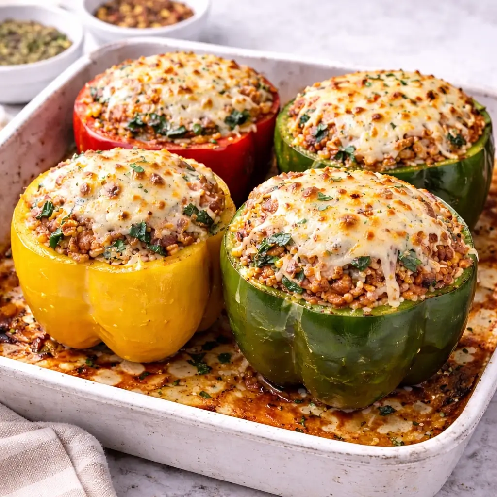 Italian Vegetarian Stuffed Peppers