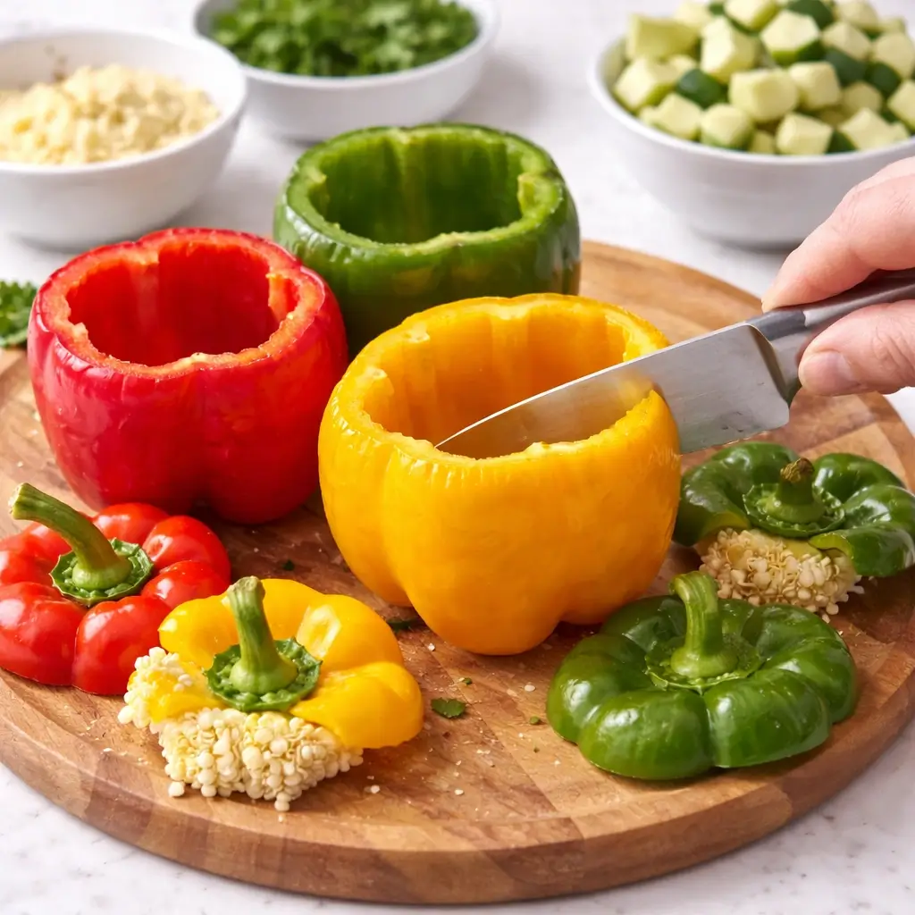 Italian Vegetarian Stuffed Peppers