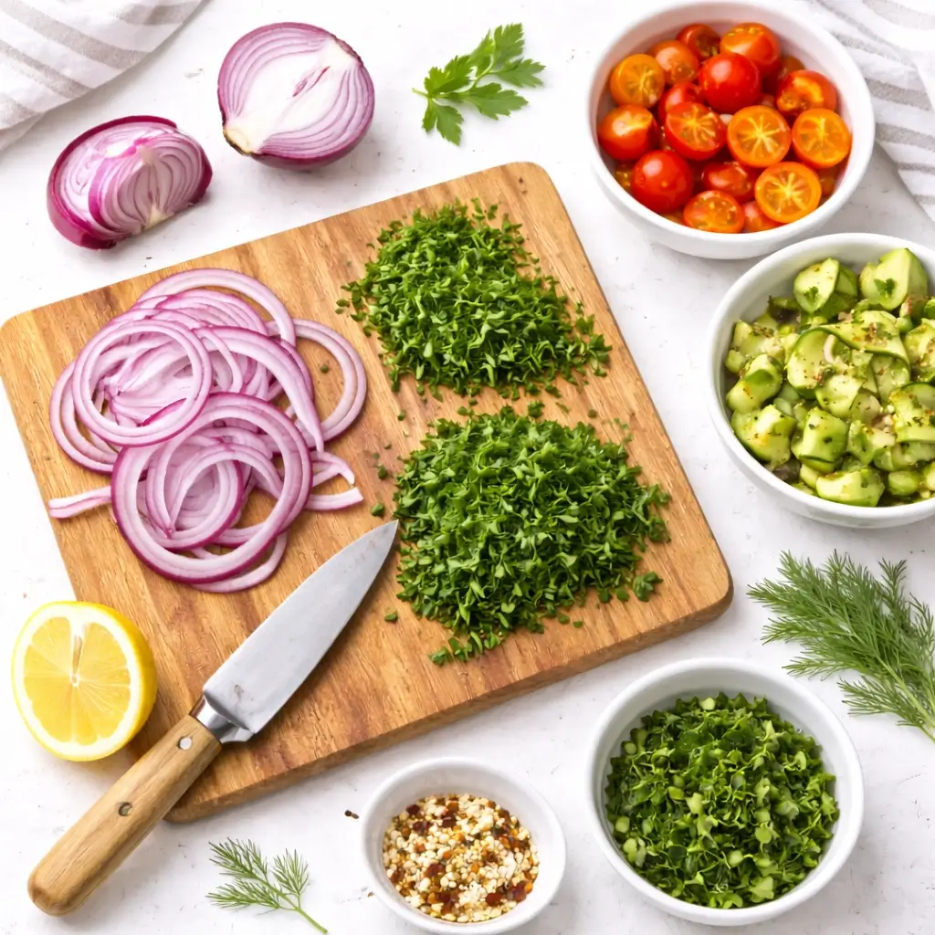 Vegan Cucumber Salad