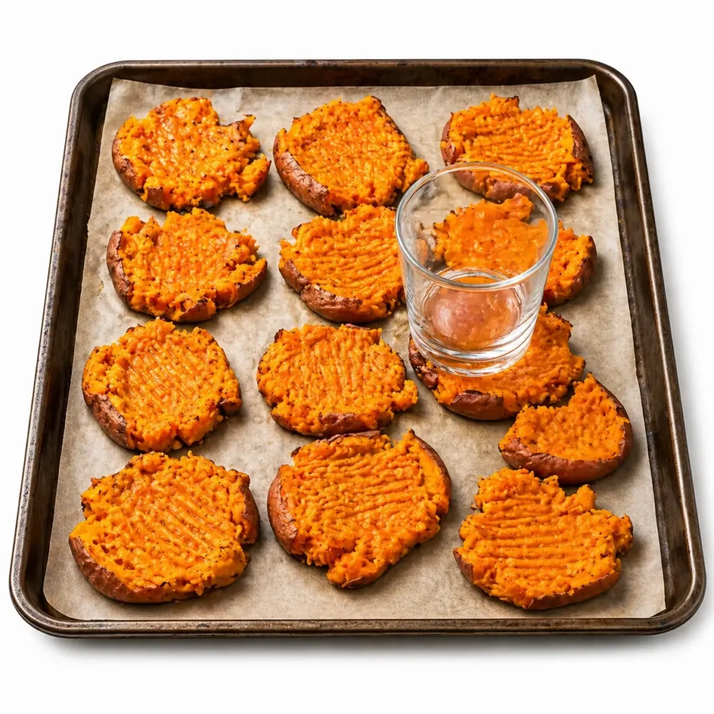 Smashed Sweet Potatoes