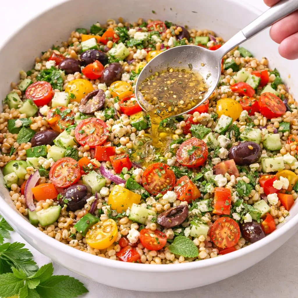 Greek Farro Salad