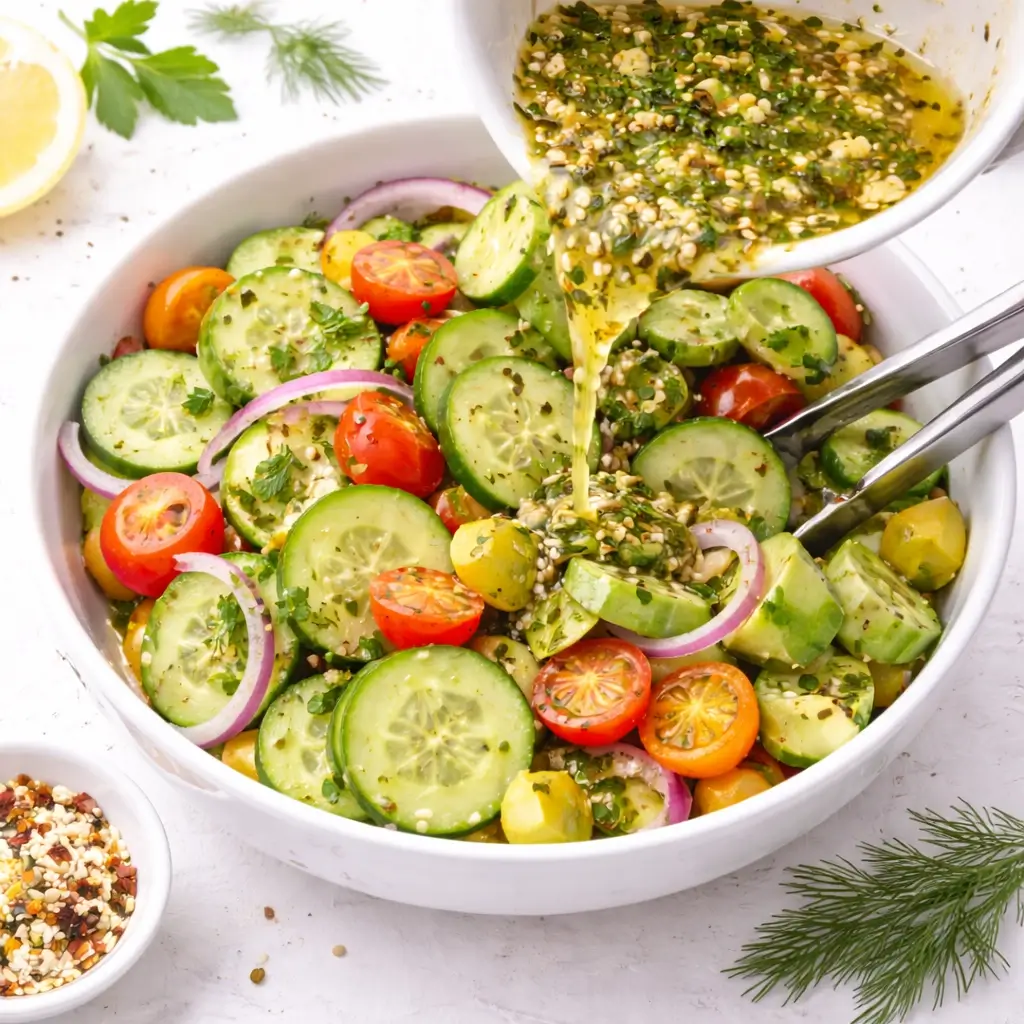 Vegan Cucumber Salad