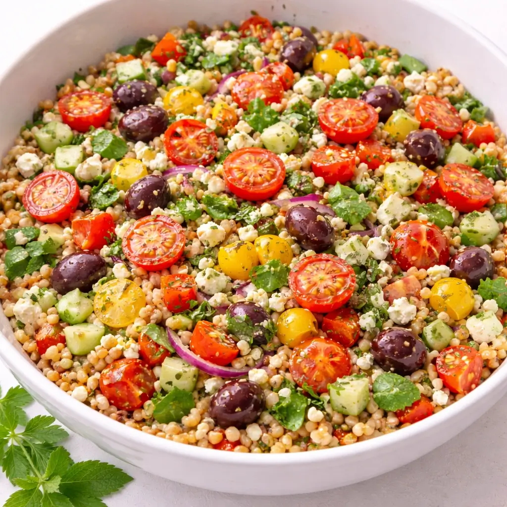 Greek Farro Salad