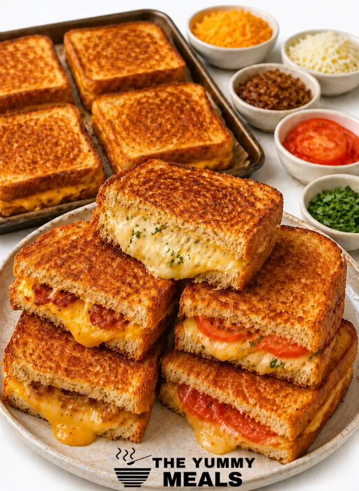 Baked Grilled Cheese Sandwiches