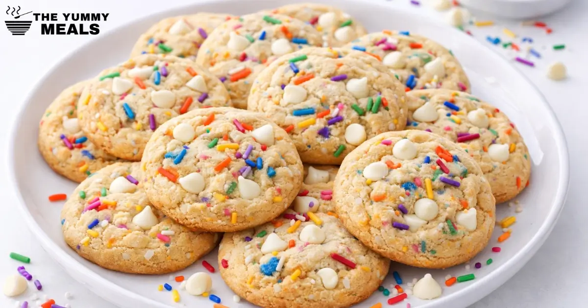 Birthday cake cookies