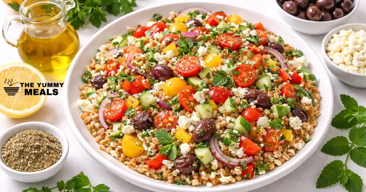 Greek Farro Salad