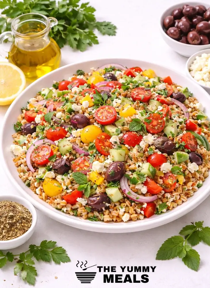 Greek Farro Salad