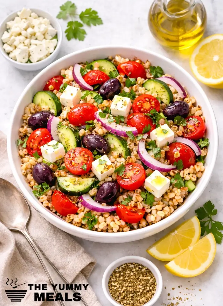 Greek Farro Salad