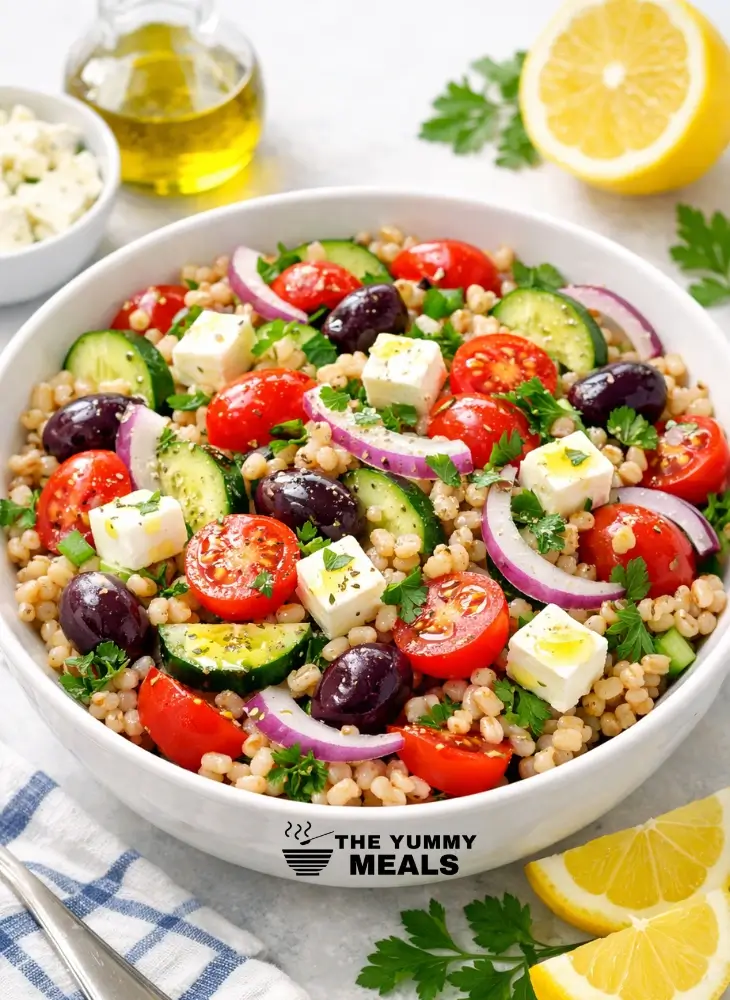 Greek Farro Salad
