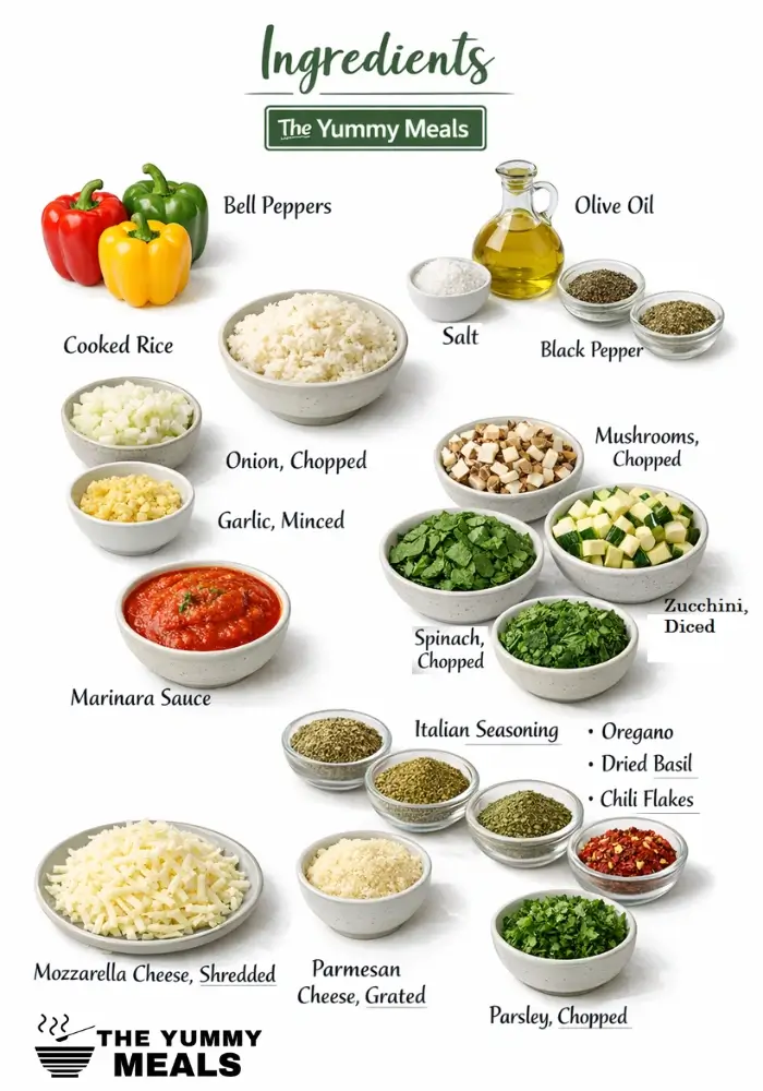 Italian Vegetarian Stuffed Peppers