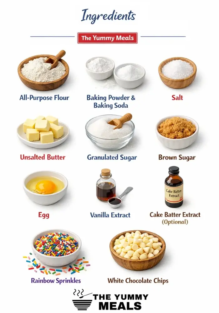 Birthday Cake Cookies