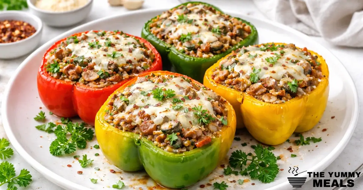 Italian Vegetarian Stuffed Peppers