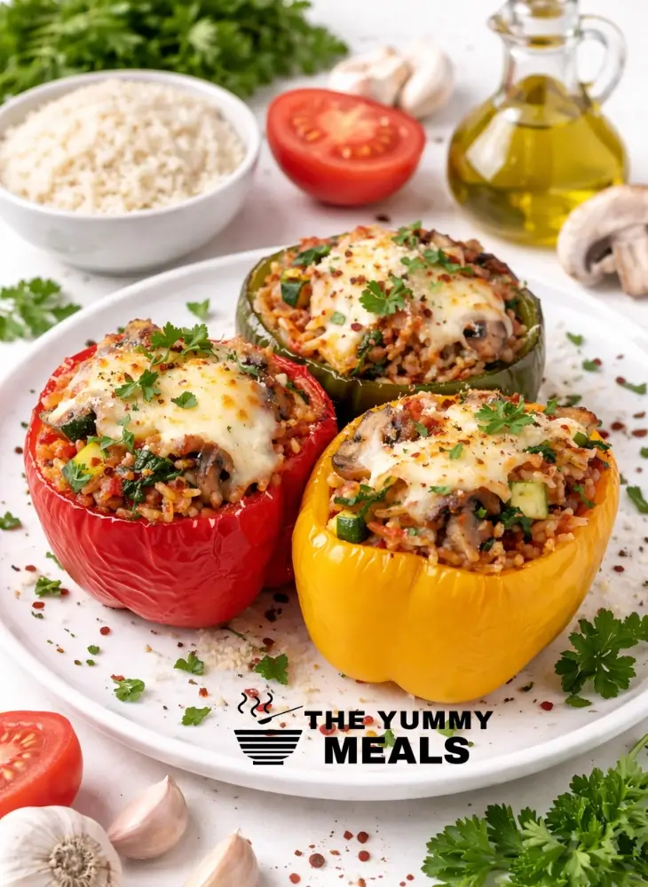 Italian Vegetarian Stuffed Peppers