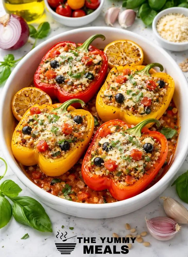 Italian Vegetarian Stuffed Peppers