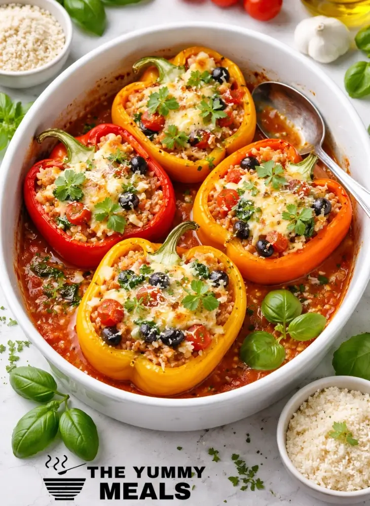 Italian Vegetarian Stuffed Peppers