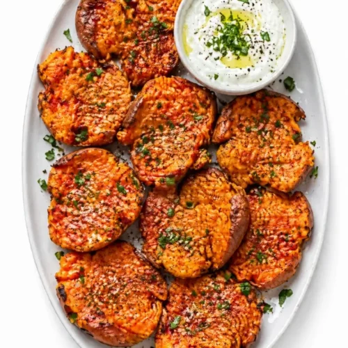 Smashed Sweet Potatoes