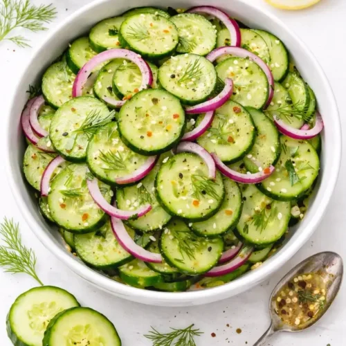 Vegan Cucumber Salad