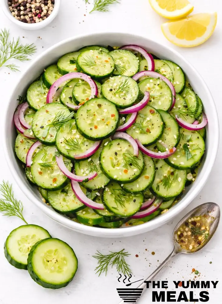 Vegan Cucumber Salad