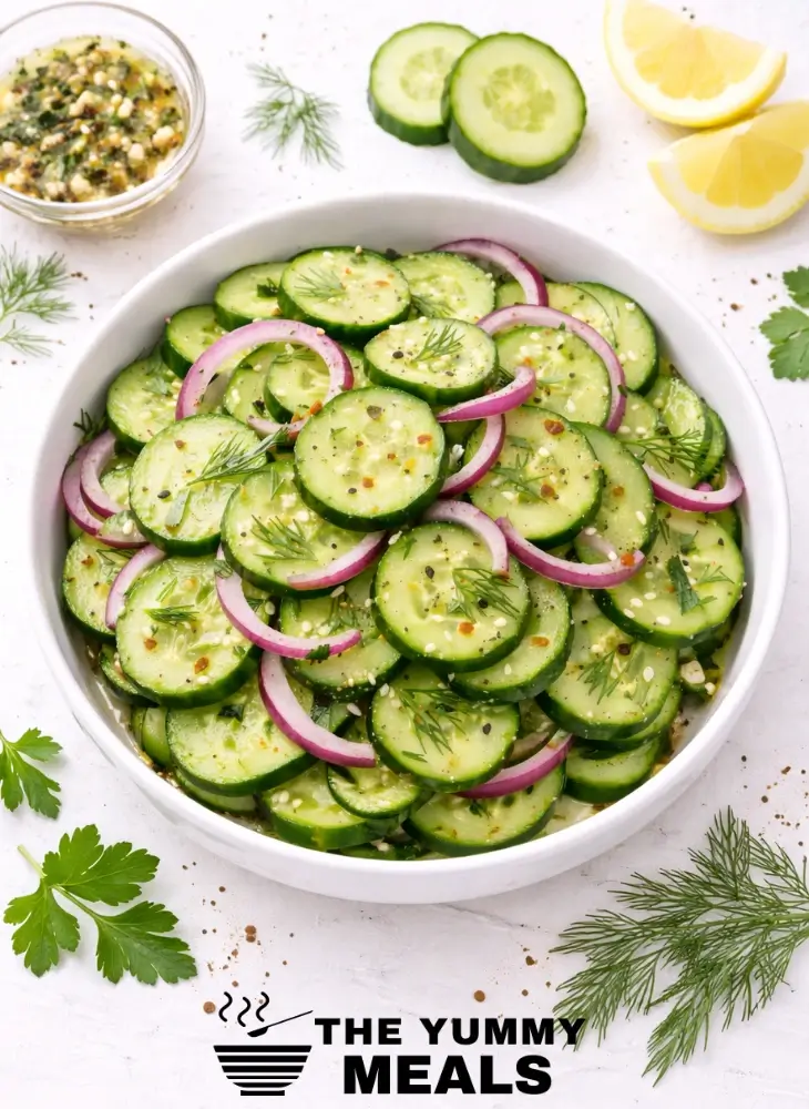 Vegan Cucumber Salad