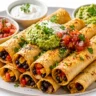 Vegetarian Baked Taquitos