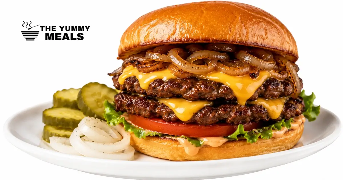 Smash Burger With Onions