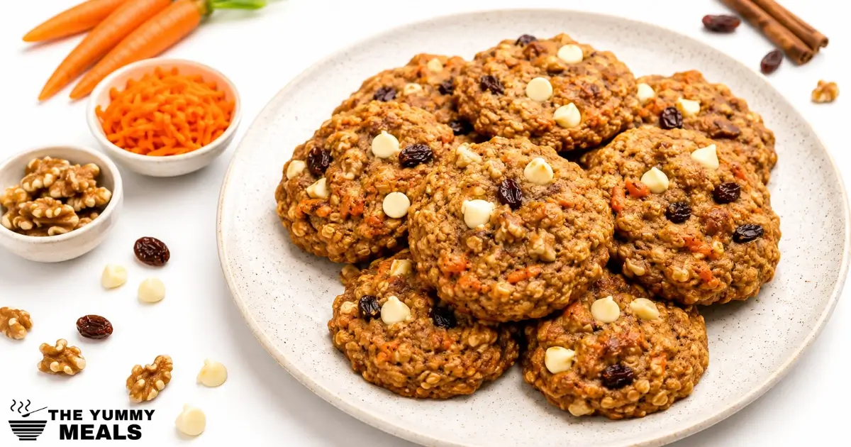 Vegan Carrot Cake Cookies