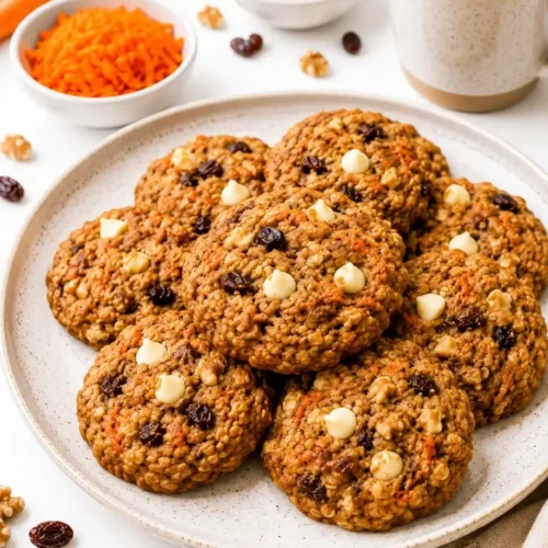 Vegan Carrot Cake Cookies